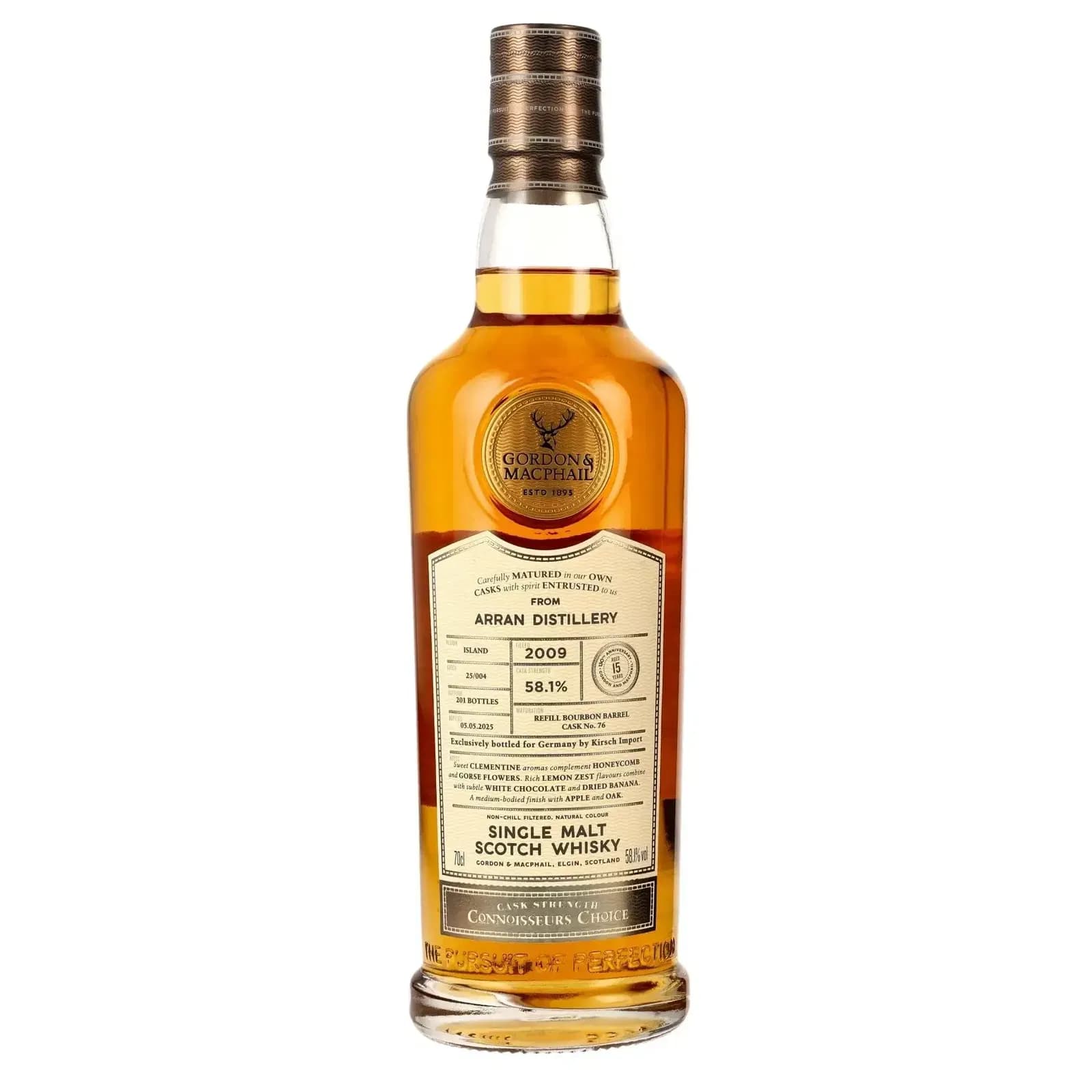 Arran 15 Years Old 2009 Connoisseurs Choice Cask Strength Gordon & MacPhail 76