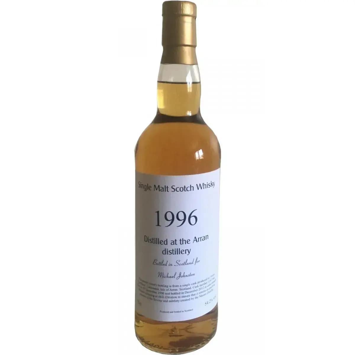 Arran 16 Years Old 1996 Cask Nr.1267