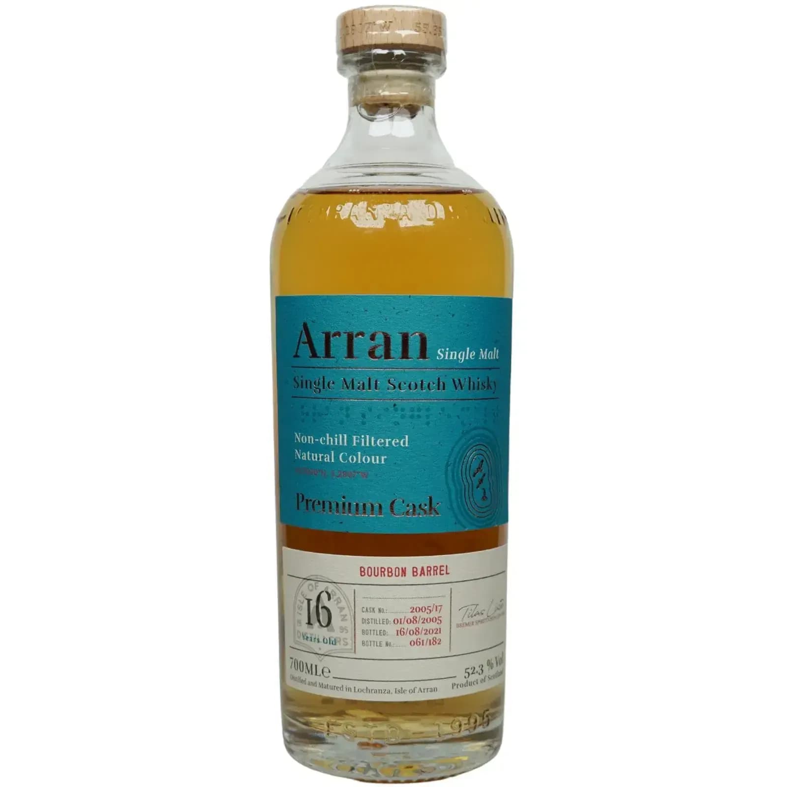 Arran 16 Years Old 2005 Premium Cask Collection Cask Nr.2005/17