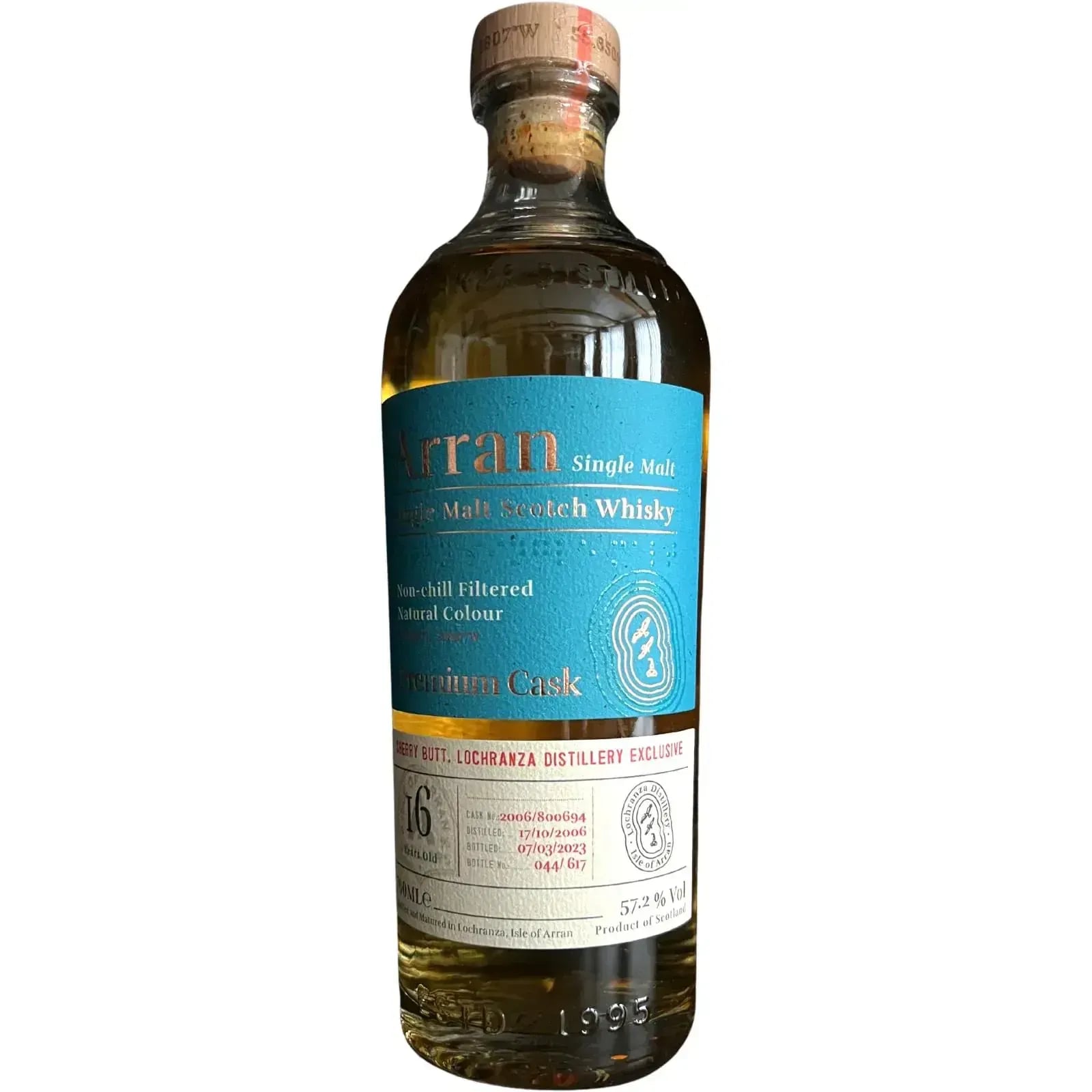 Arran 16 Years Old 2006 Premium Cask Nr.2006/800694