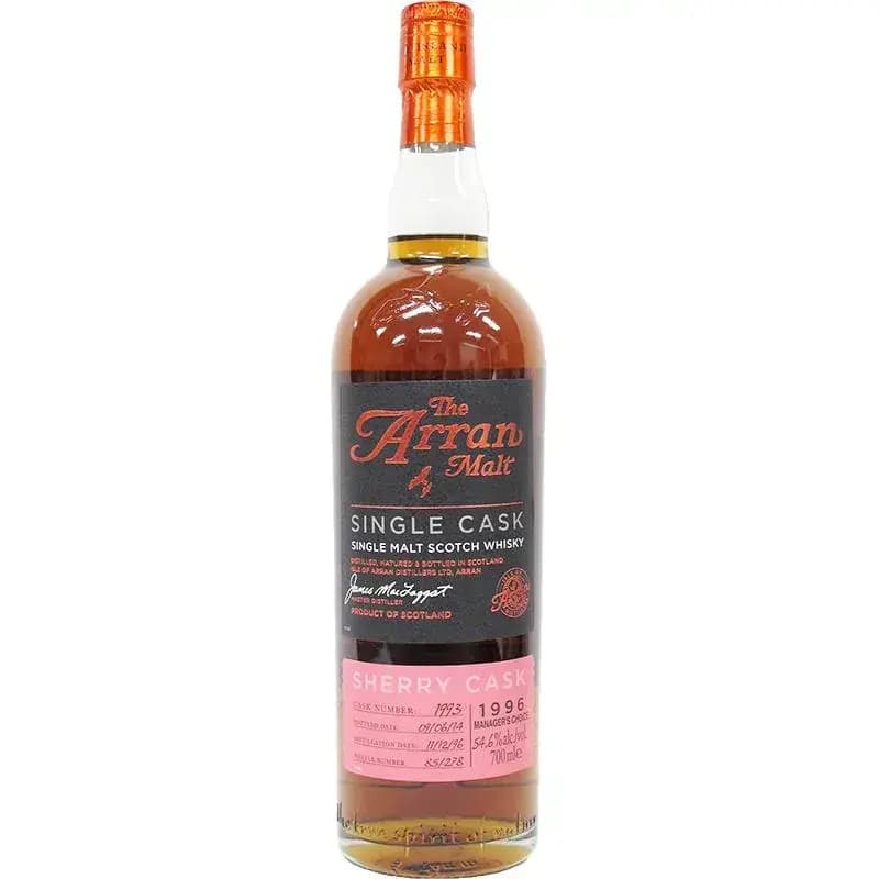 Arran 17 Years Old 1996 Single Cask - Manager'S Choice Cask Nr.1993