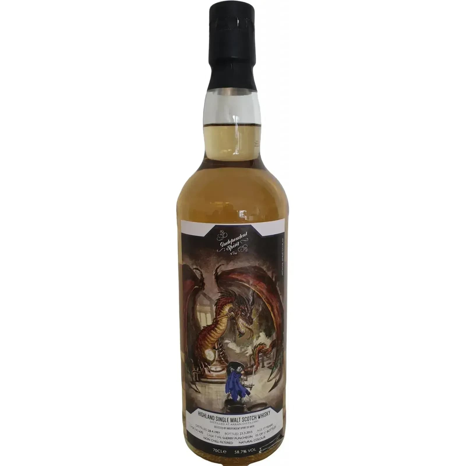 Arran 17 Years Old 1997 Highland Single Malt Scotch Whisky Cask Nr.670