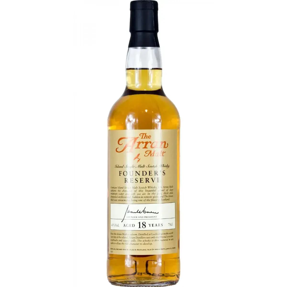 Arran 18 Years Old Founder'S Reserve