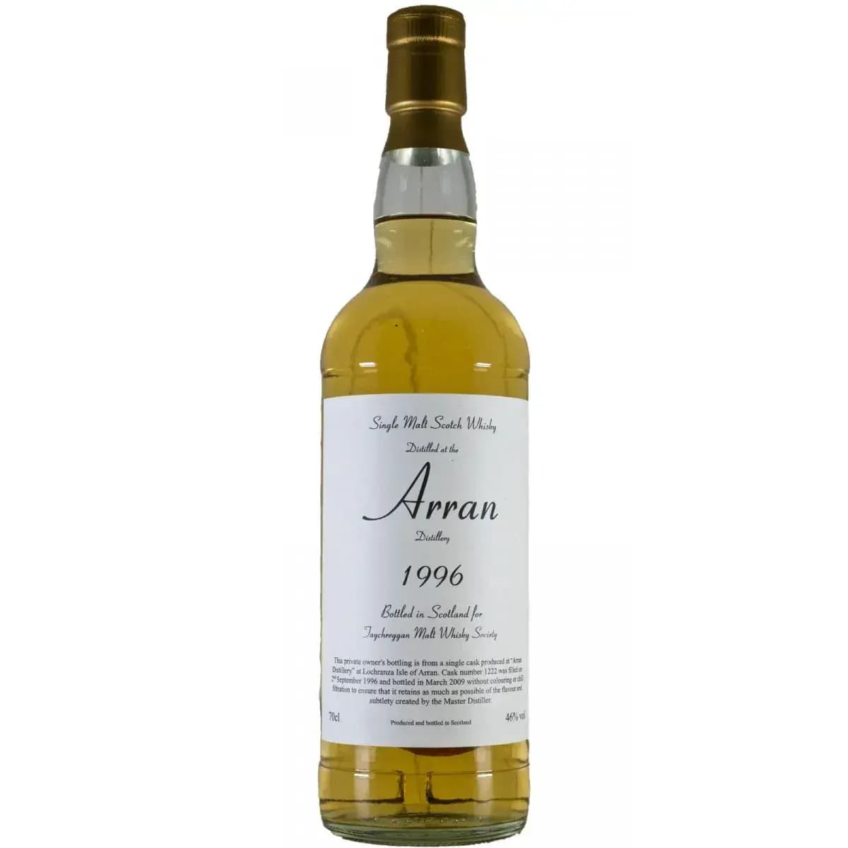 Arran 1996 Private Owner'S Bottling Cask Nr.1222