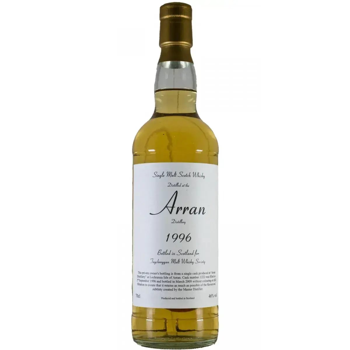 Arran 1996 Private Owner'S Bottling Cask Nr.1222