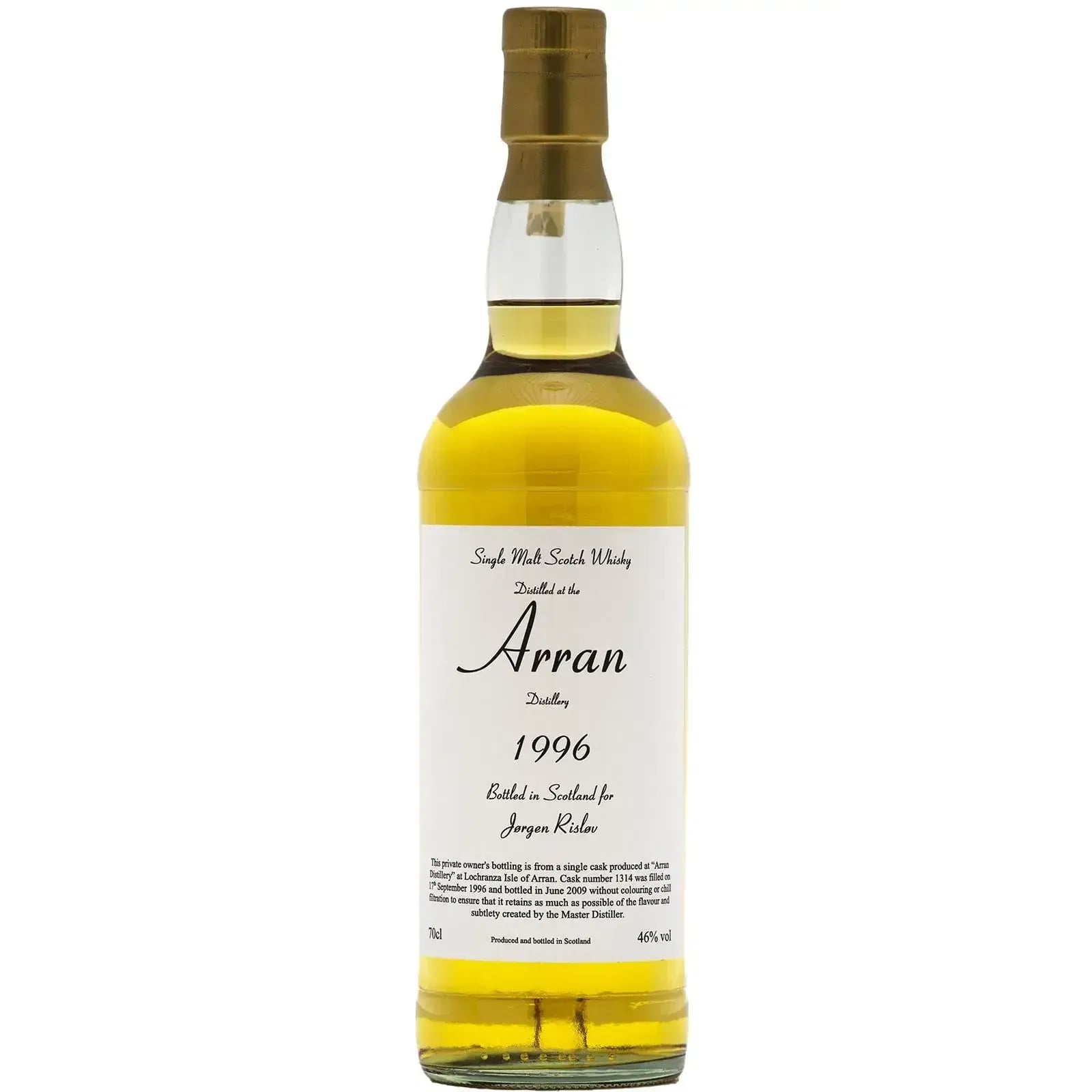 Arran 1996 Private Owner'S Bottling Cask Nr.1314