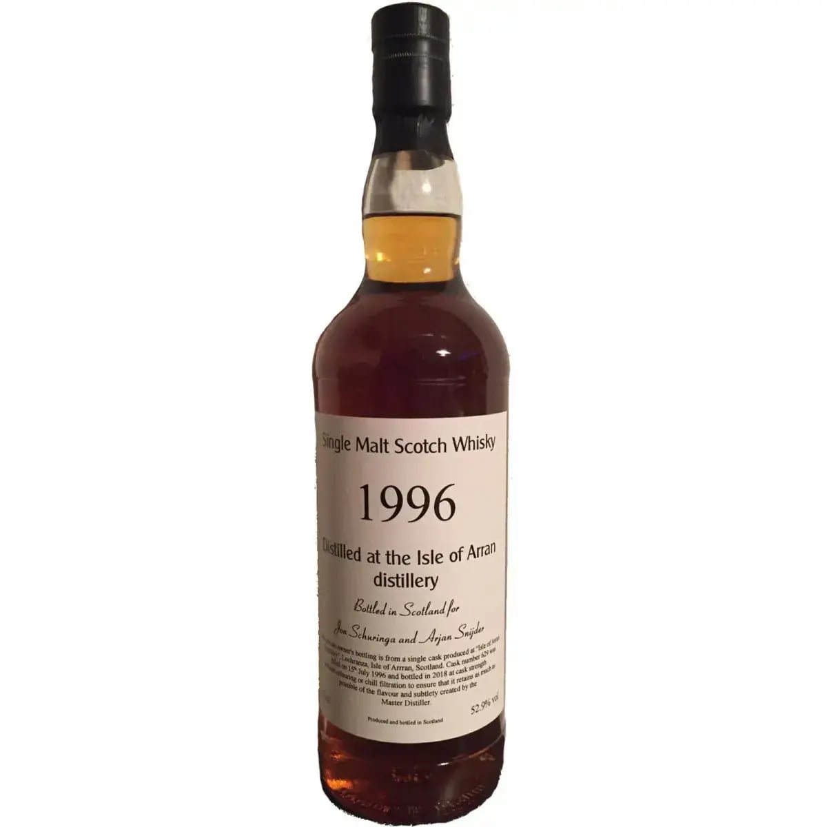 Arran 1996 Private Owner'S Bottling Cask Nr.629