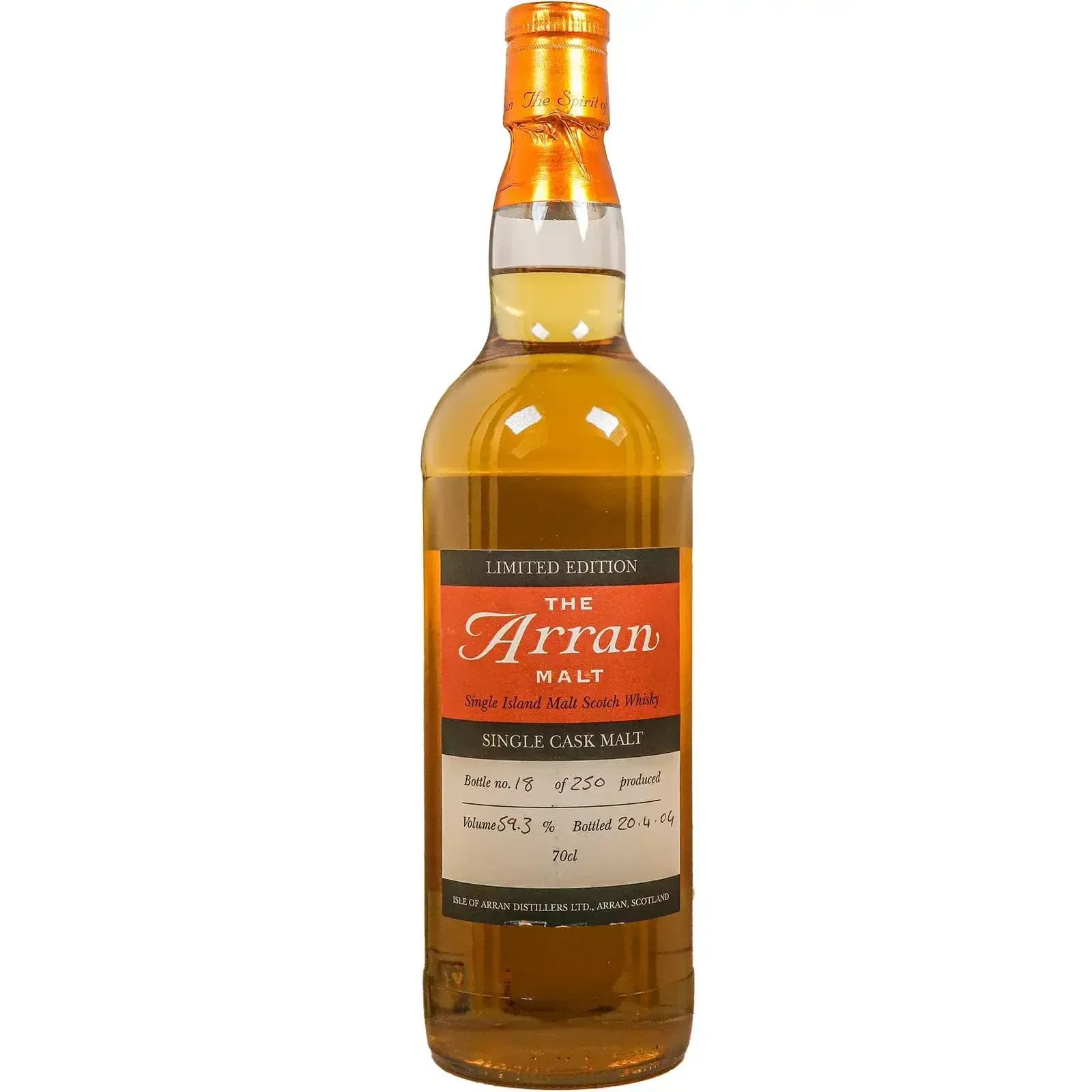Arran 1996 Single Cask Nr.1447