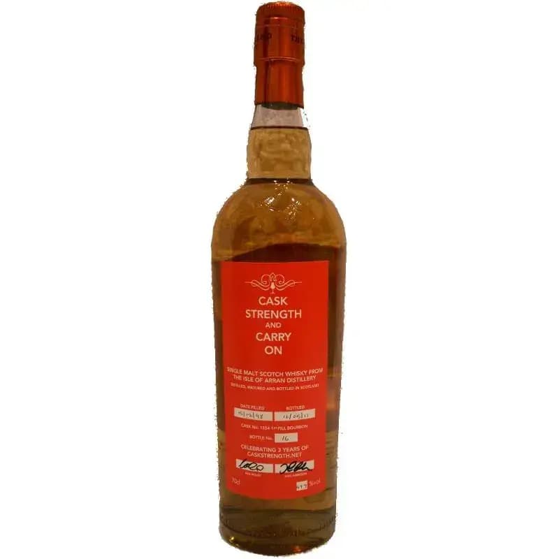 Arran 1998 Cask Strength And Carry On Cask Nr.1554