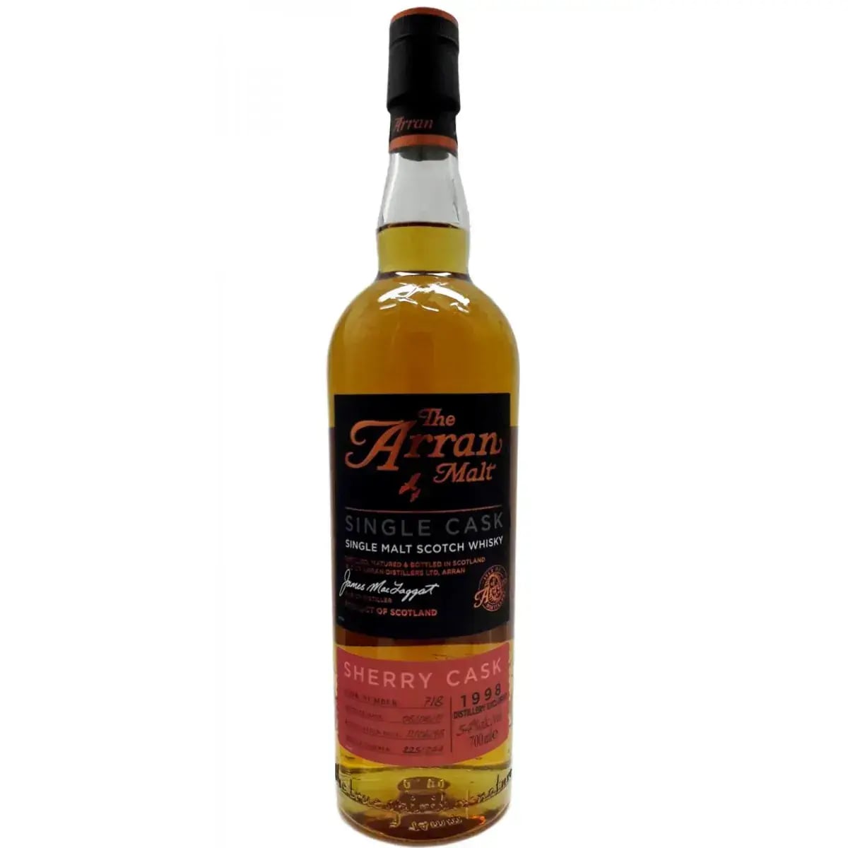 Arran 1998 Distillery Exclusive Cask Nr.718
