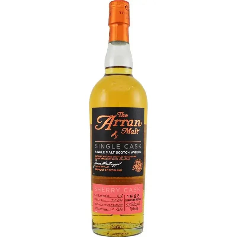 Arran 1998 Single Cask - 2014 Autumn Release Cask Nr.129