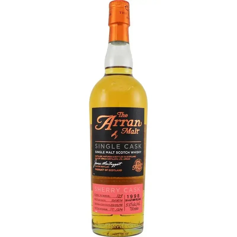 Arran 1998 Single Cask - 2014 Autumn Release Cask Nr.129