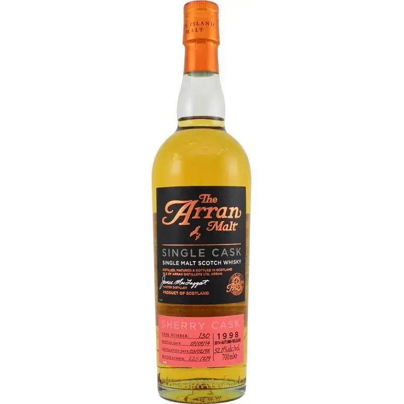Arran 1998 Single Cask - 2014 Autumn Release Cask Nr.130