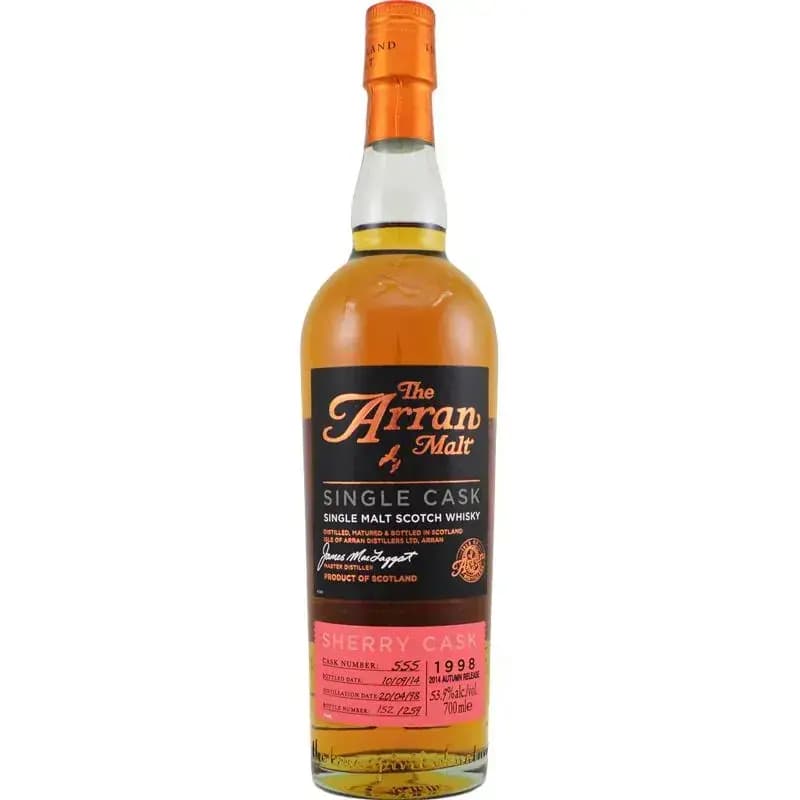 Arran 1998 Single Cask - 2014 Autumn Release Cask Nr.555
