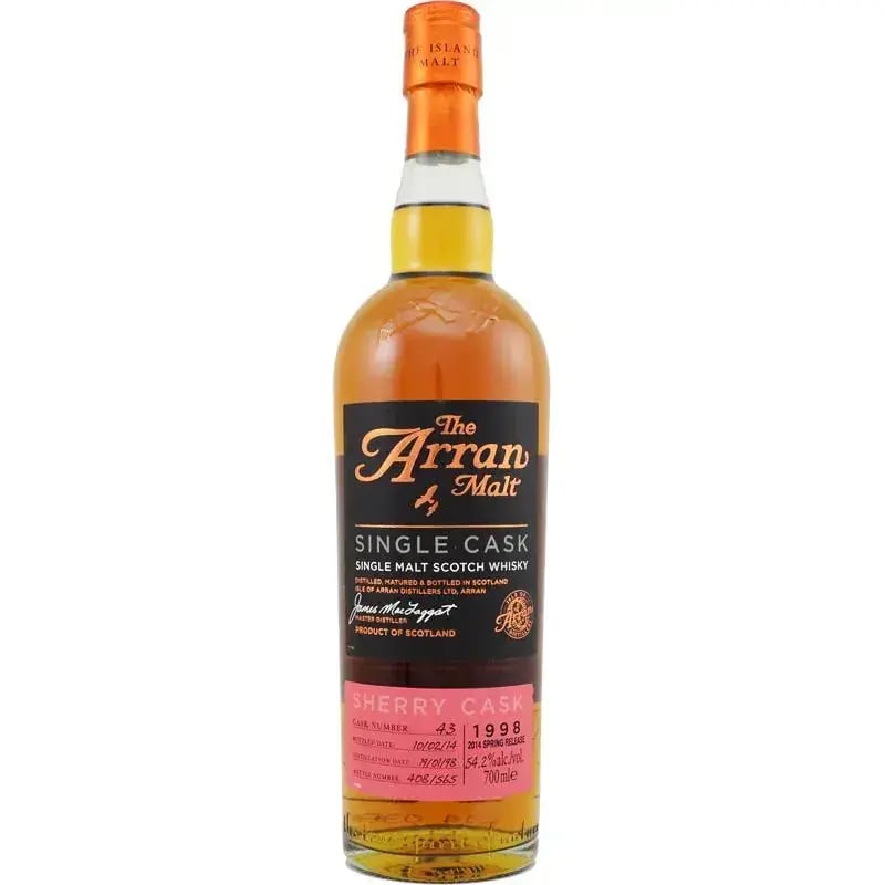Arran 1998 Single Cask - 2014 Spring Release Cask Nr.43