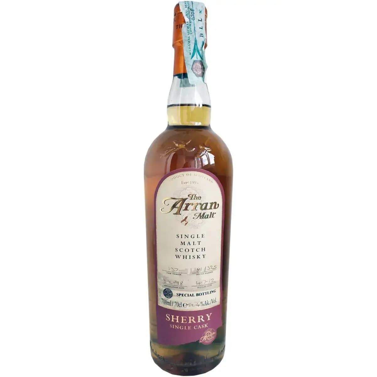 Arran 1998 Special Bottling Cask Nr.137