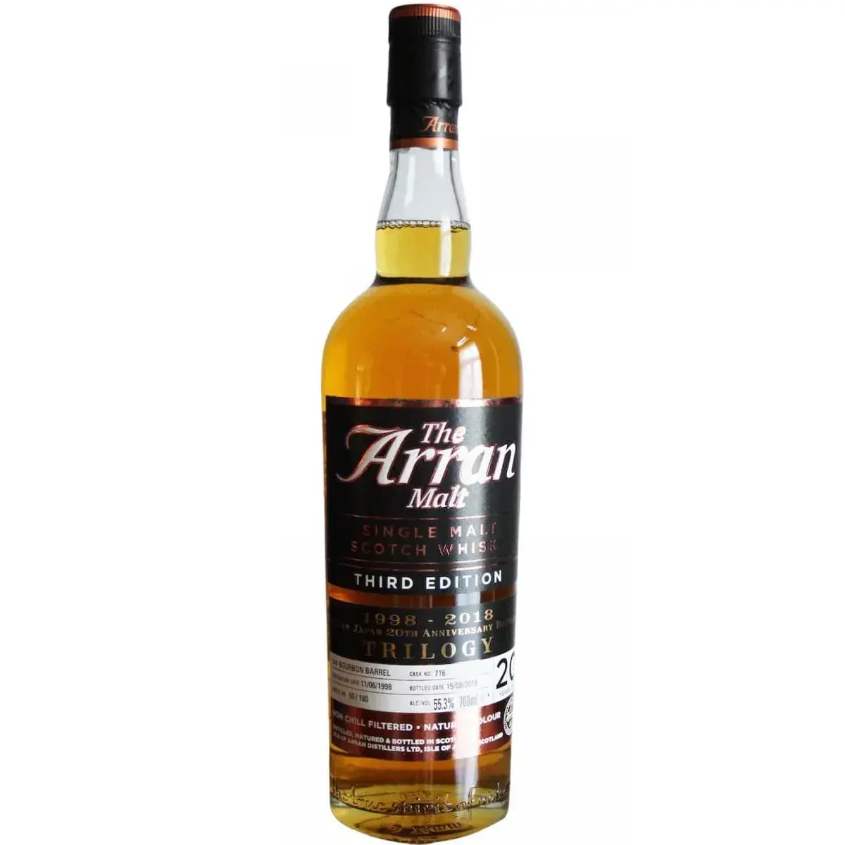 Arran 20 Years Old 1998 Third Edition Cask Nr.716