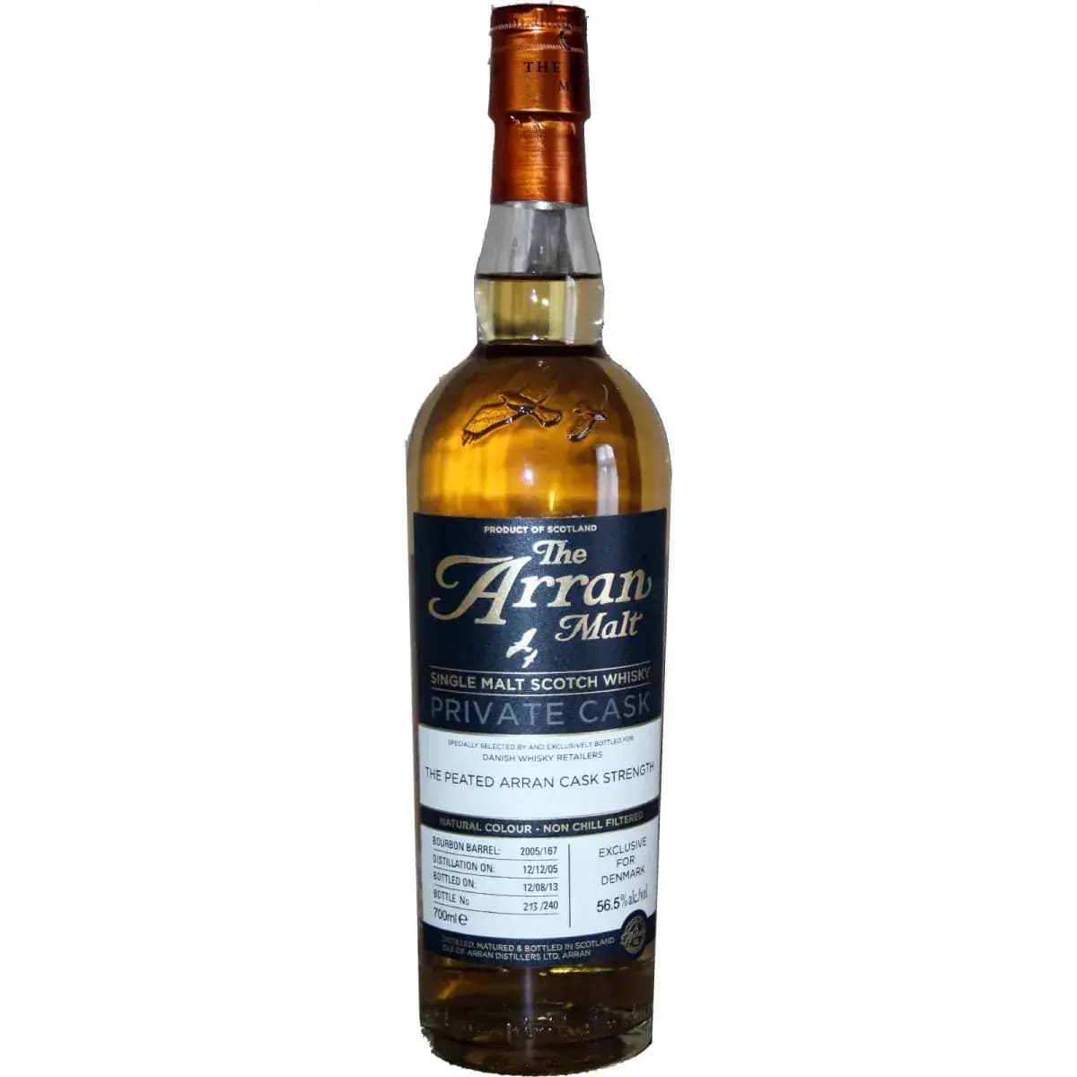 Arran 2005 The Peated Arran Cask Strength Cask Nr.167