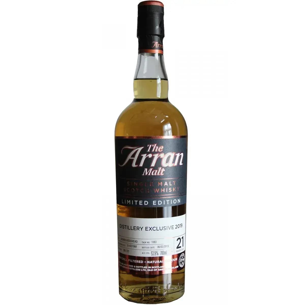 Arran 21 Years Old 1997 Distillery Exclusive 2019 Cask Nr.1083