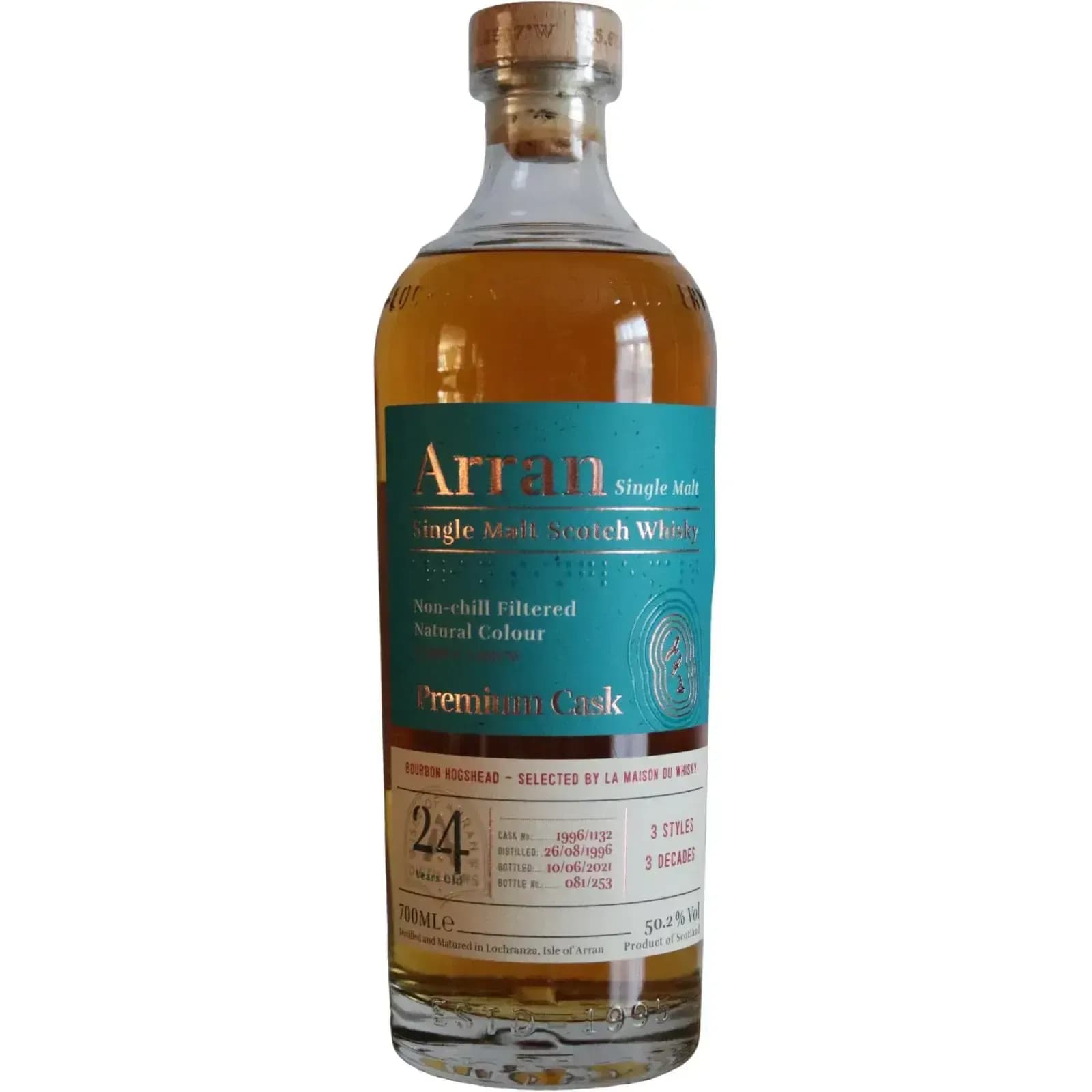 Arran 24 Years Old 1996 Premium Cask Nr.1996/1132