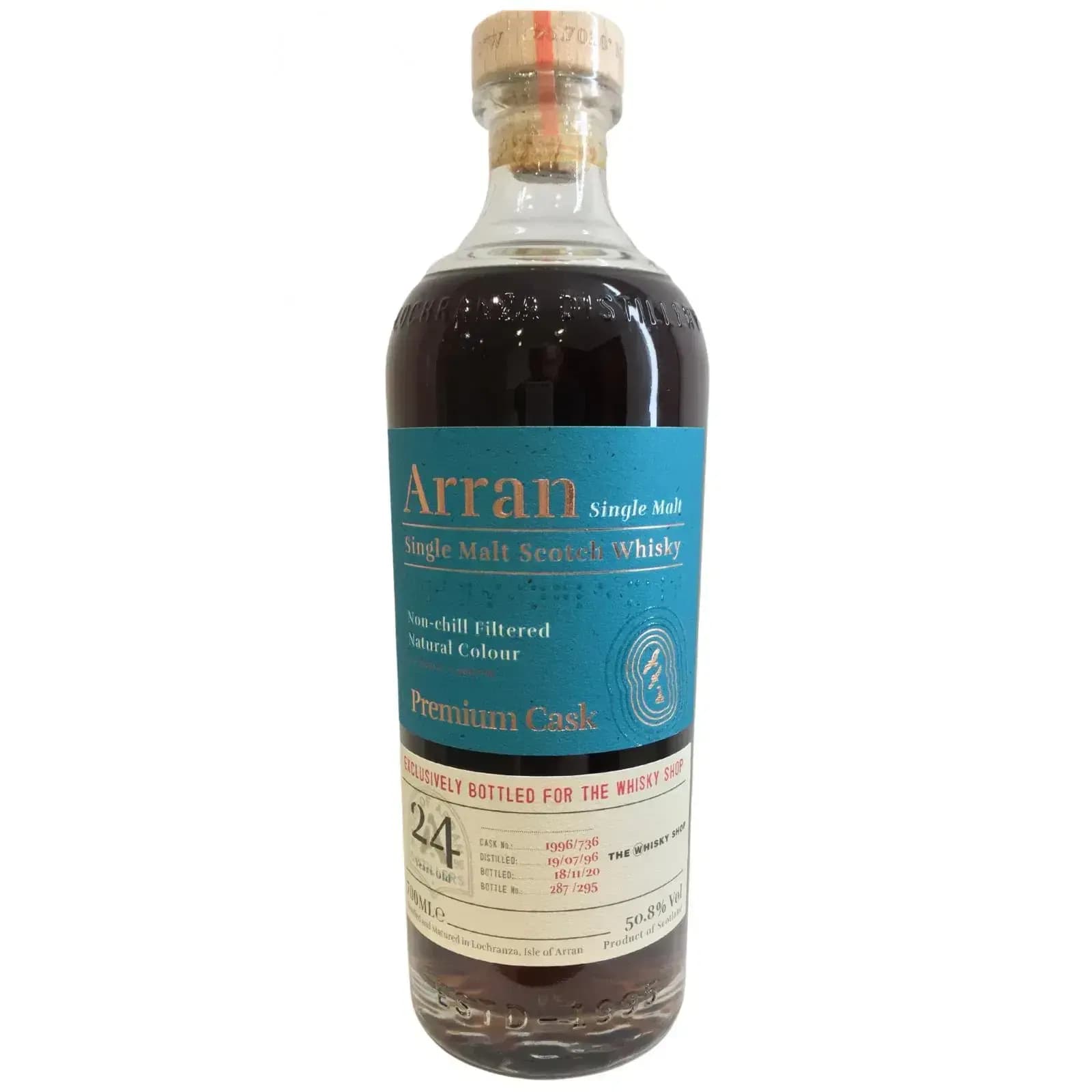 Arran 24 Years Old 1996 Premium Cask Nr.1996/736