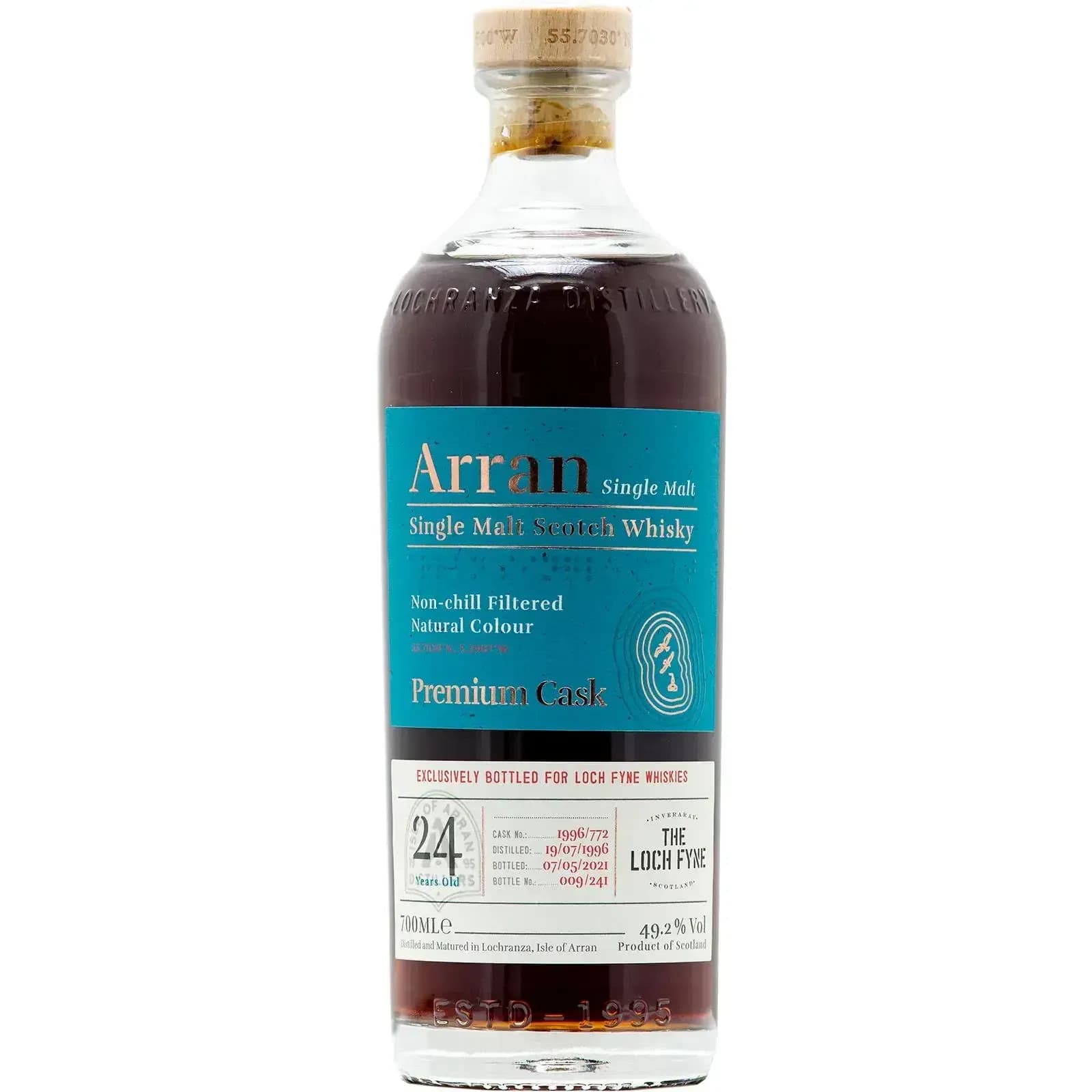 Arran 24 Years Old 1996 Premium Cask Nr.1996/772
