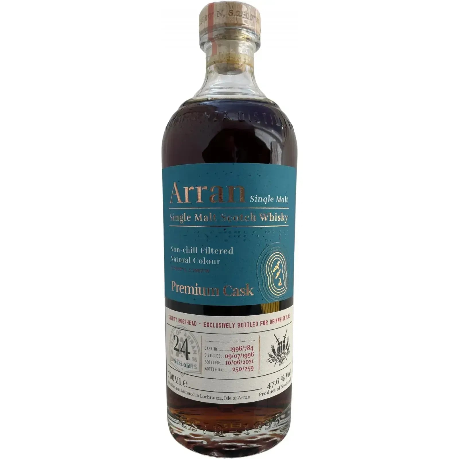 Arran 24 Years Old 1996 Premium Cask Nr.1996/784