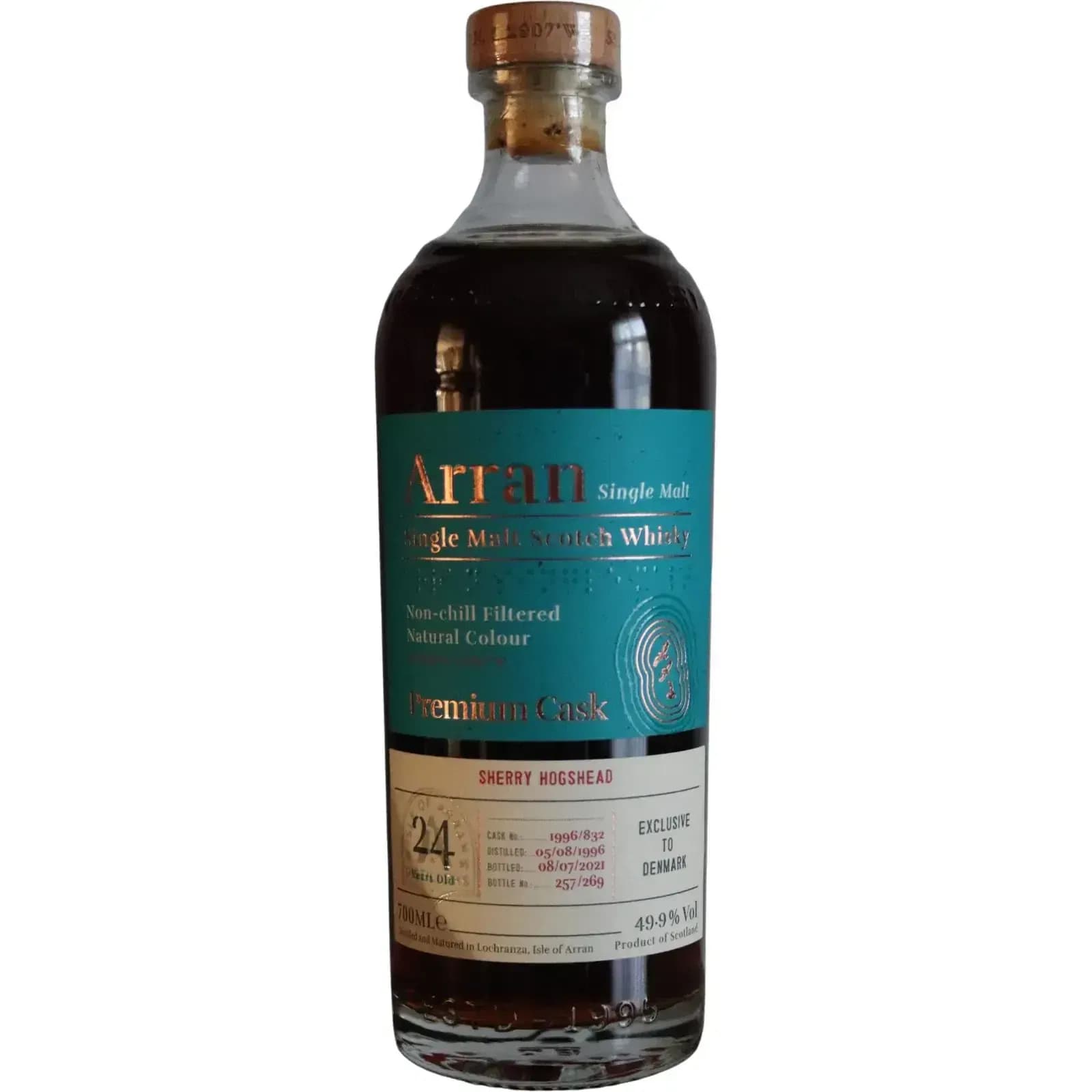 Arran 24 Years Old 1996 Premium Cask Nr.1996/832