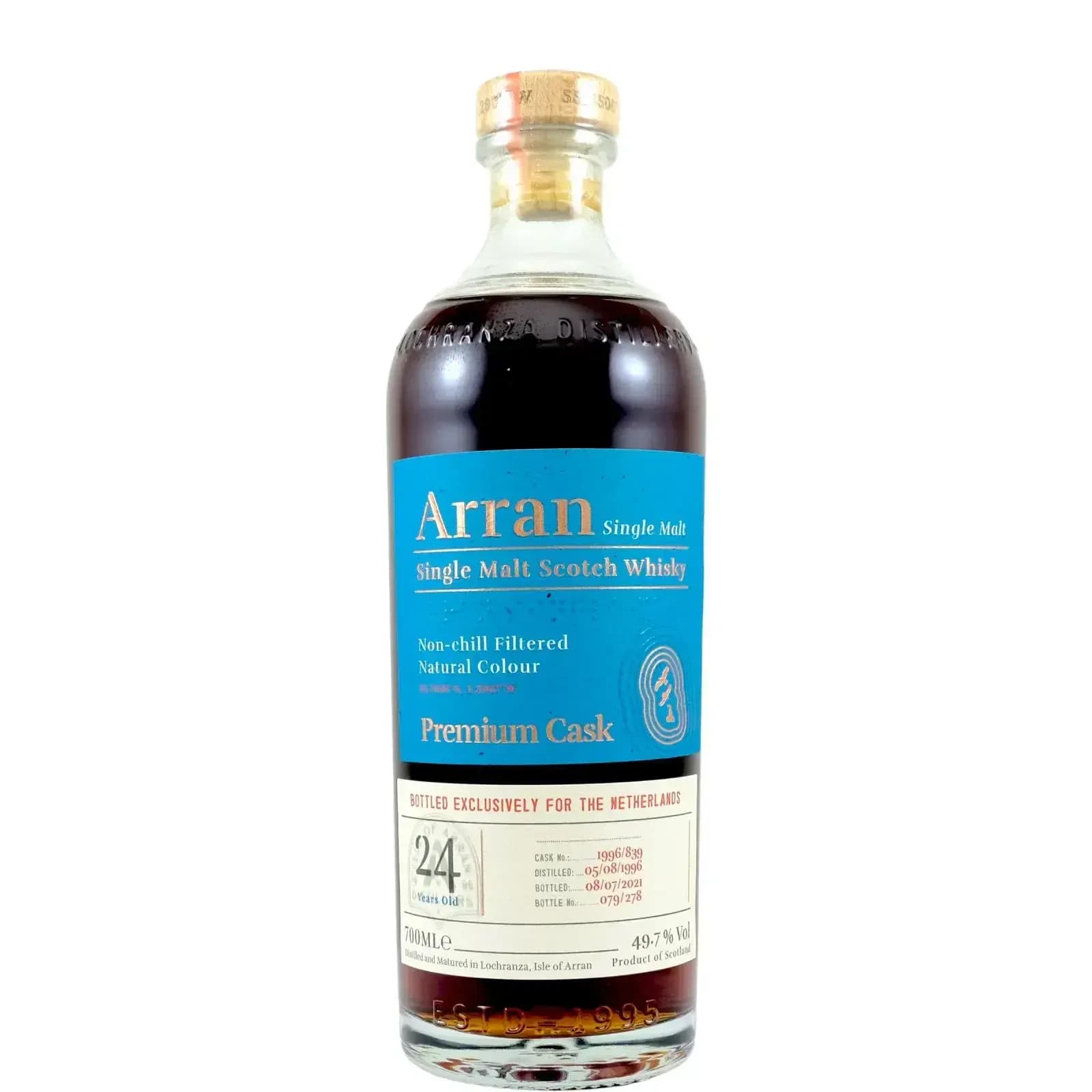 Arran 24 Years Old 1996 Premium Cask Nr.1996/839