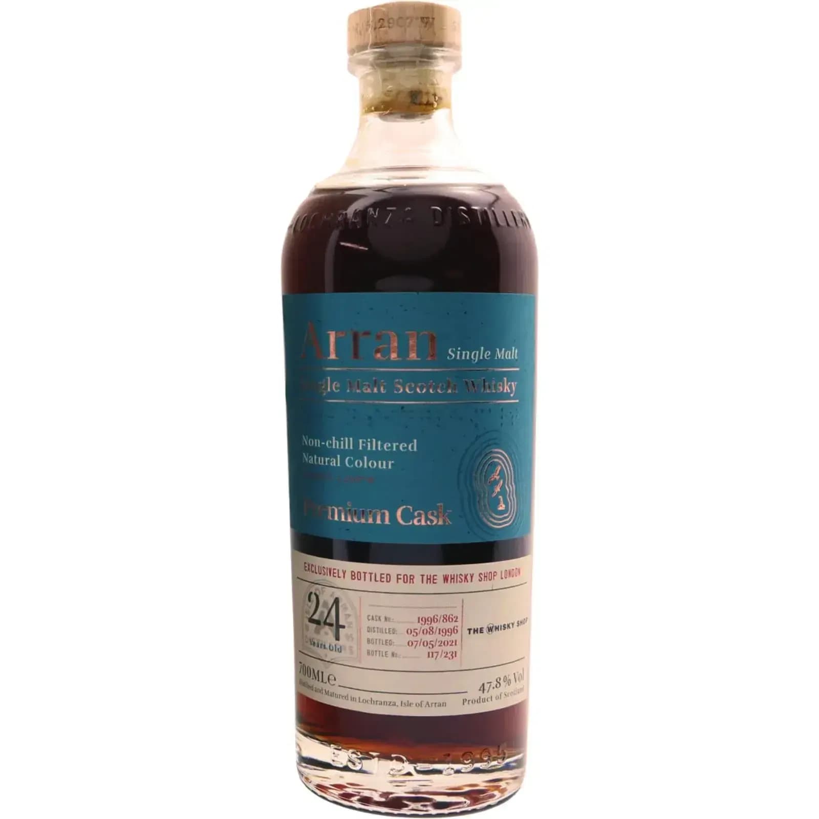Arran 24 Years Old 1996 Premium Cask Nr.1996/862