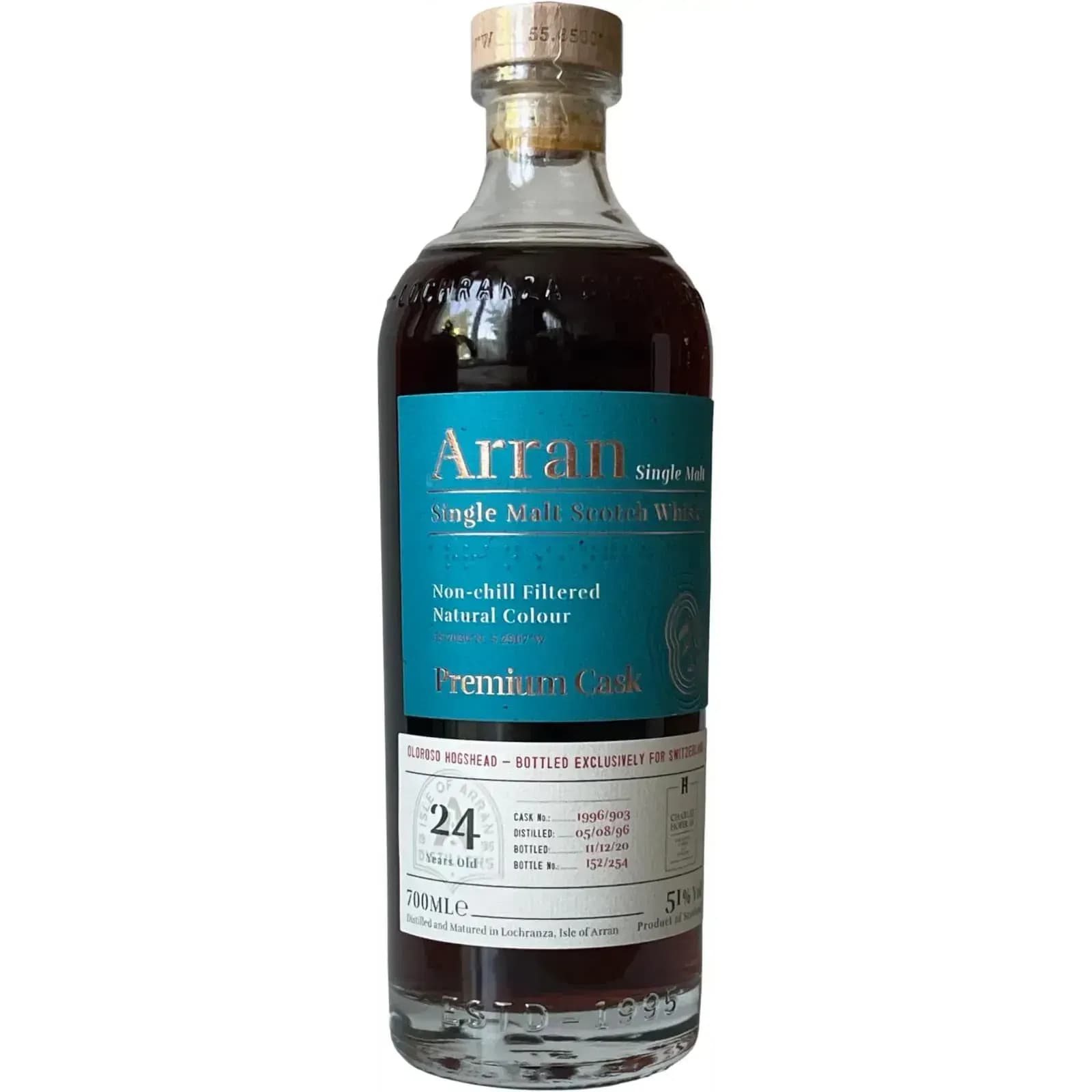 Arran 24 Years Old 1996 Premium Cask Nr.1996/903