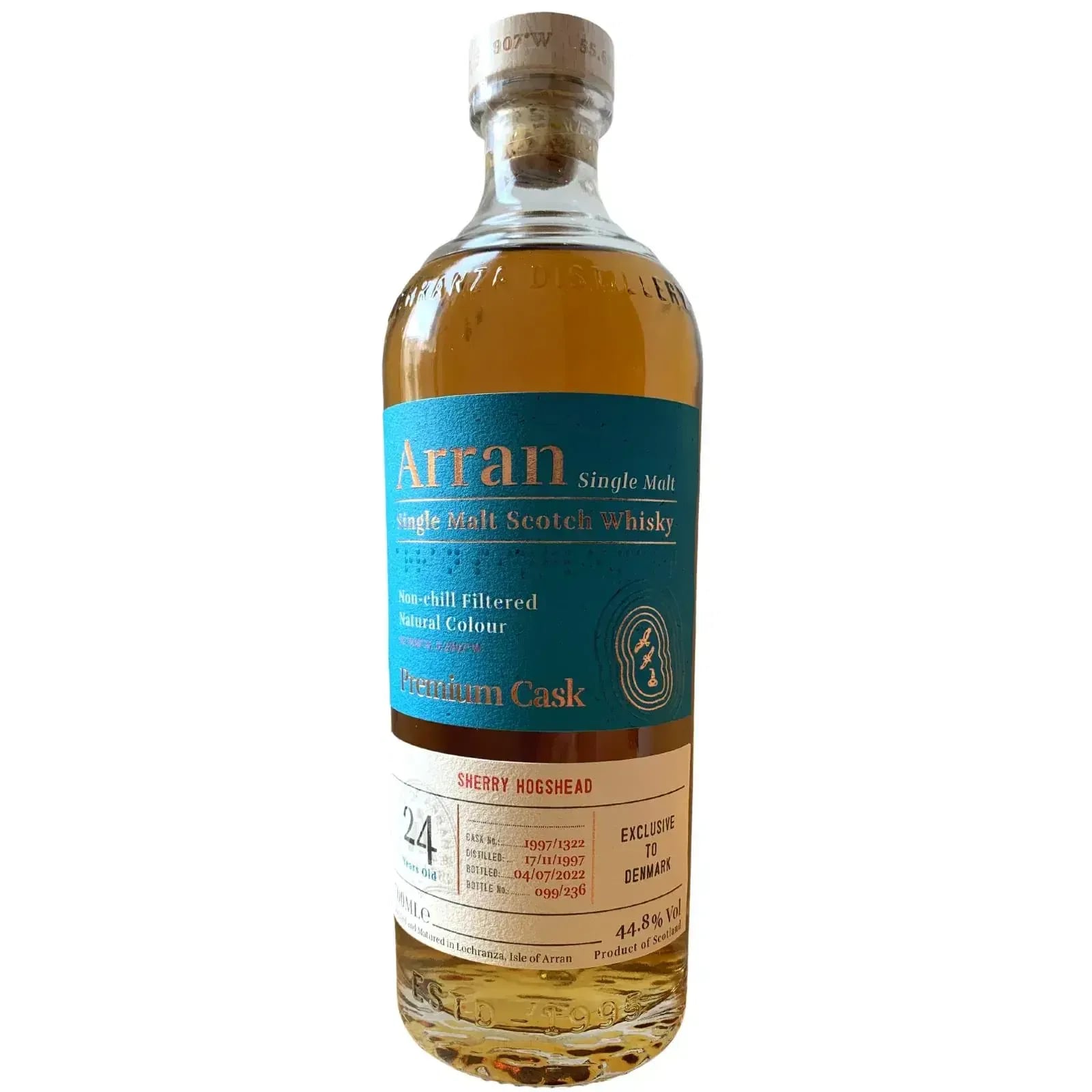 Arran 24 Years Old 1997 Premium Cask Nr.1997/1322