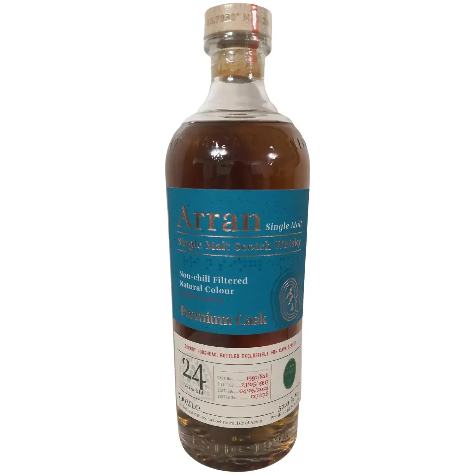 Arran 24 Years Old 1997 Premium Cask Nr.1997/826