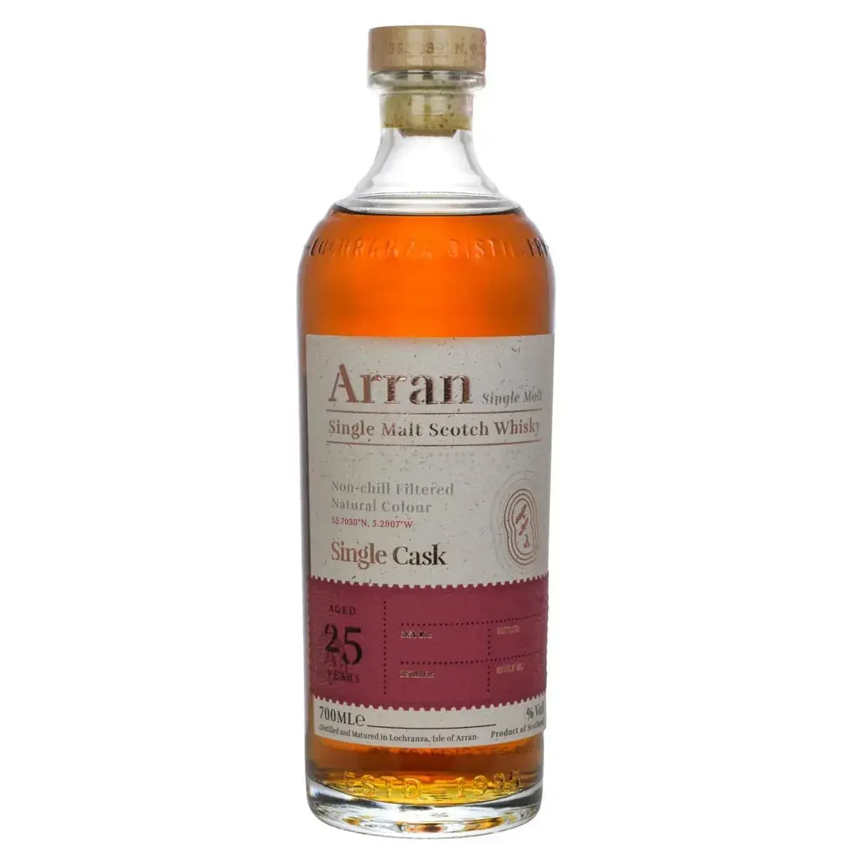 Arran 25 Years Old 1997 Single Cask Nr.1997/728