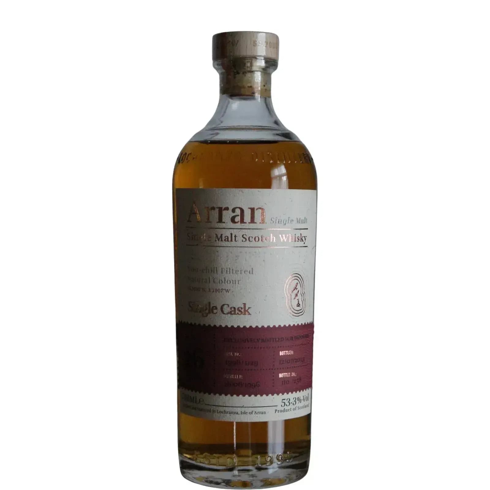 Arran 26 Years Old 1996 Cask Nr.1996/1129