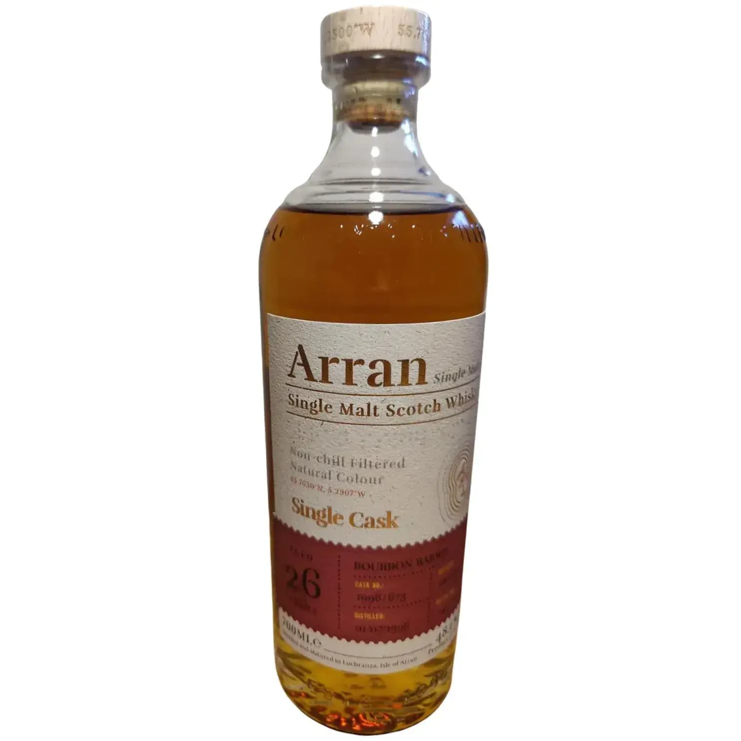 Arran 26 Years Old 1996 Single Cask Nr.1996/673