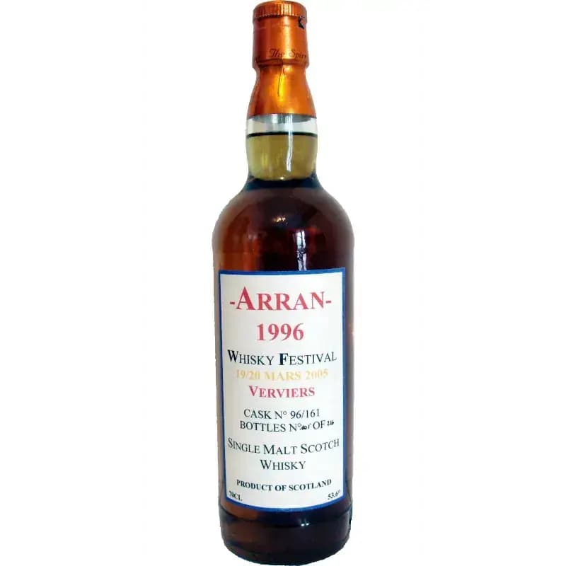 Arran 8 Years Old 1996 For Whisky Festival Verviers Cask Nr.96/161