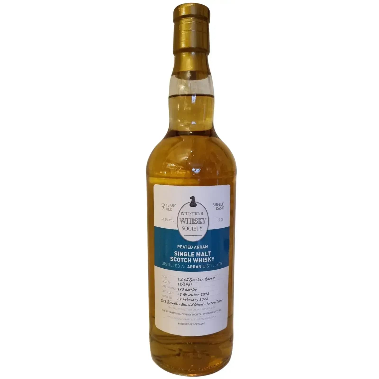 Arran 9 Years Old Cask Nr.12/2887