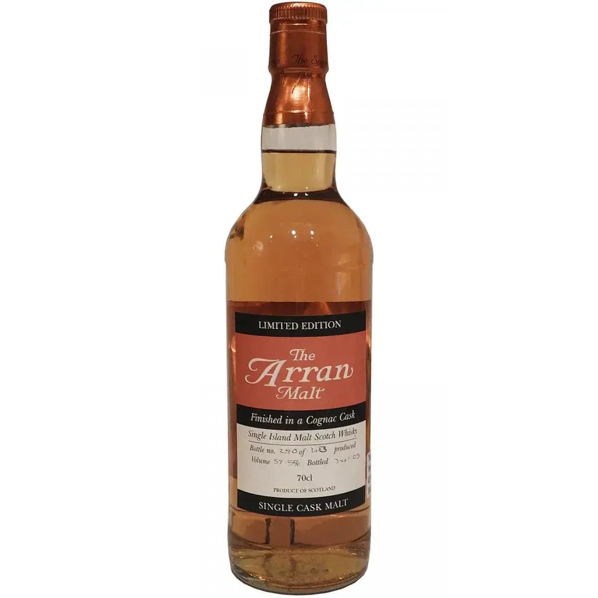Arran Cognac Cask Cask Nr.102