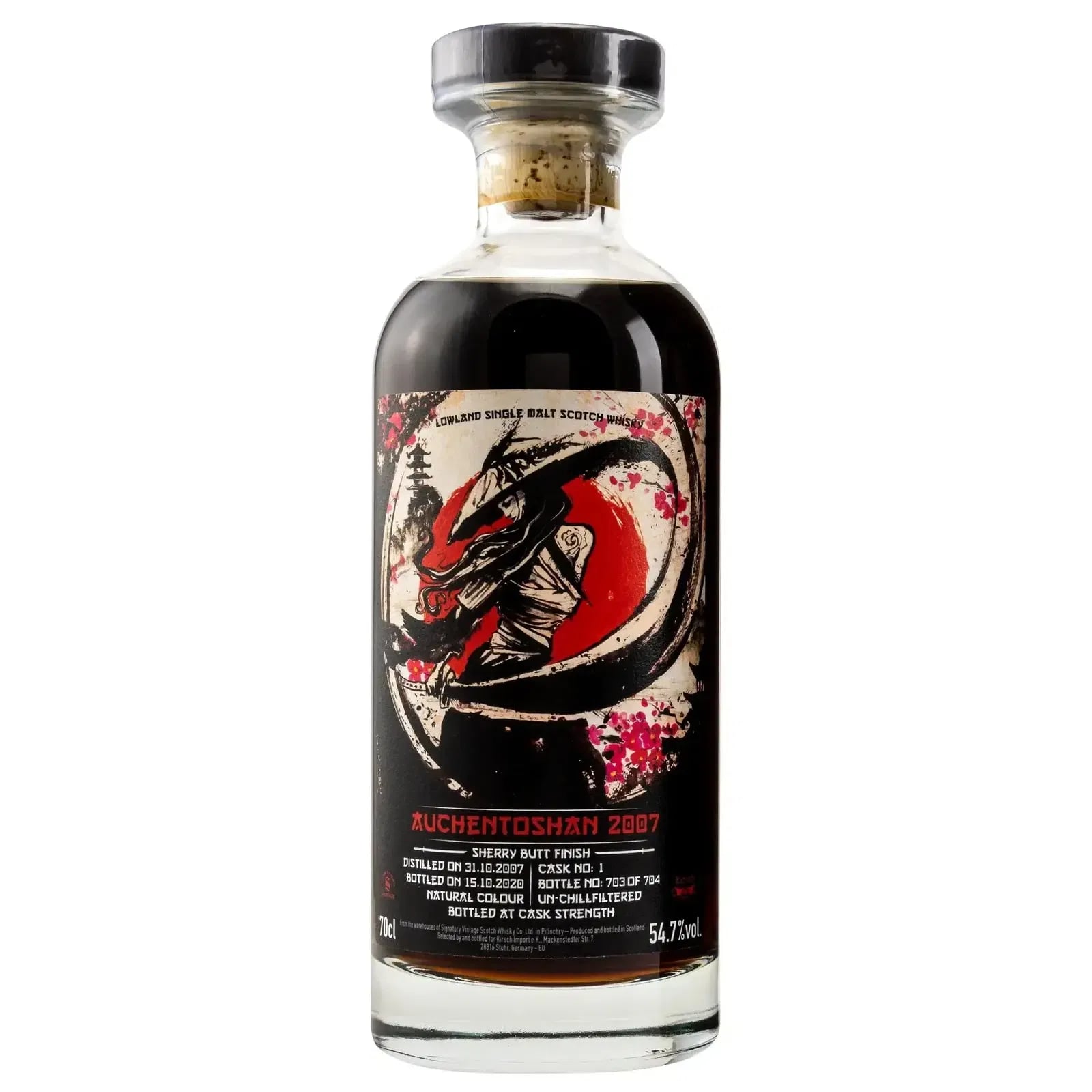 Auchentoshan 12 Years Old 2007 Samurai Signatory Vintage 1