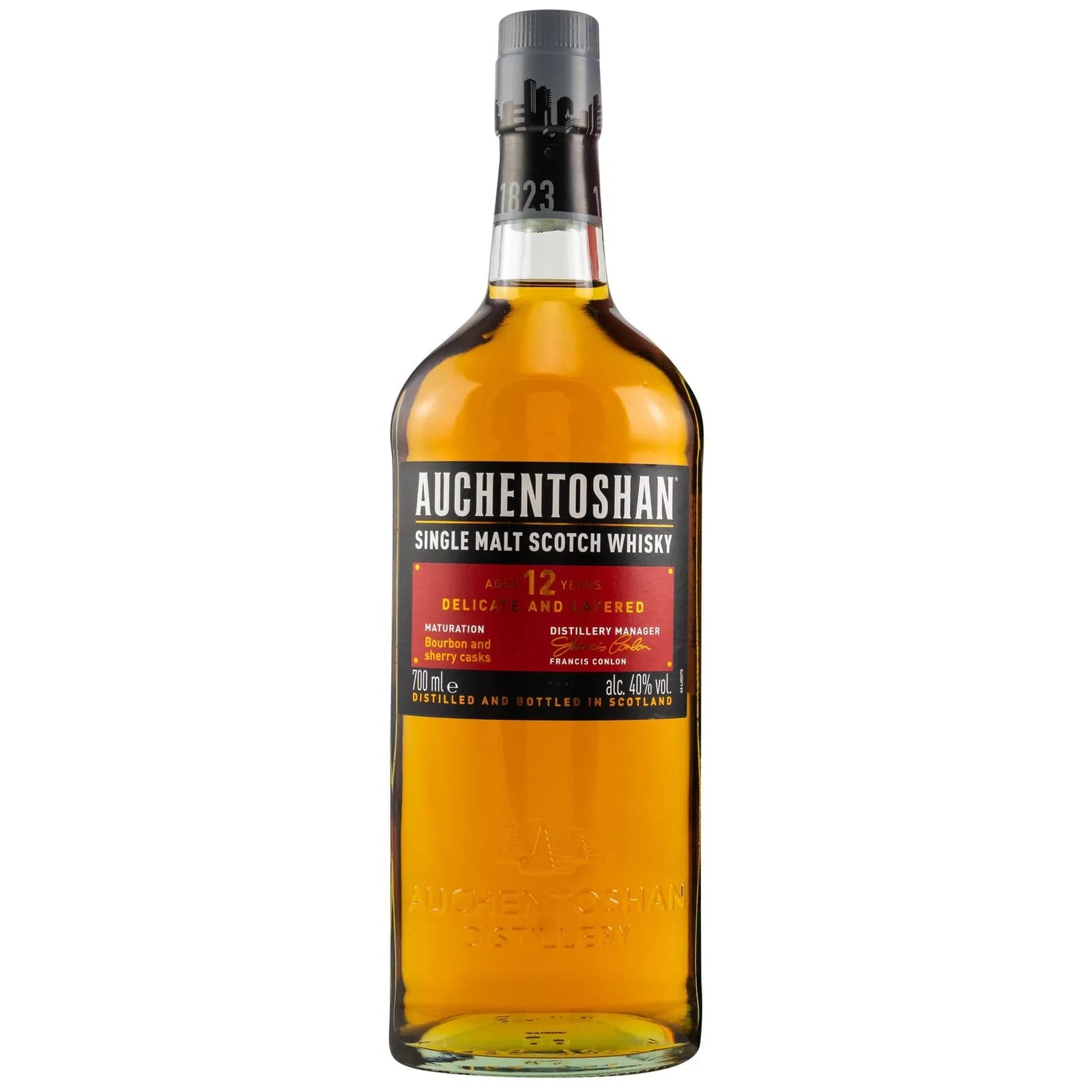 Auchentoshan 12 Years Old Delicate and Layered