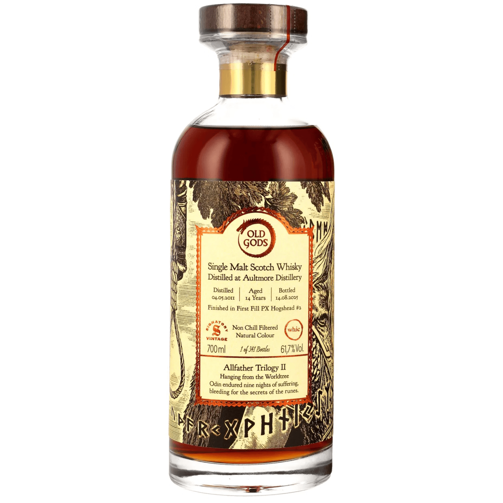 Aultmore 14 Years Old 2011 Old Gods Signatory- Whic Cask Nr.2