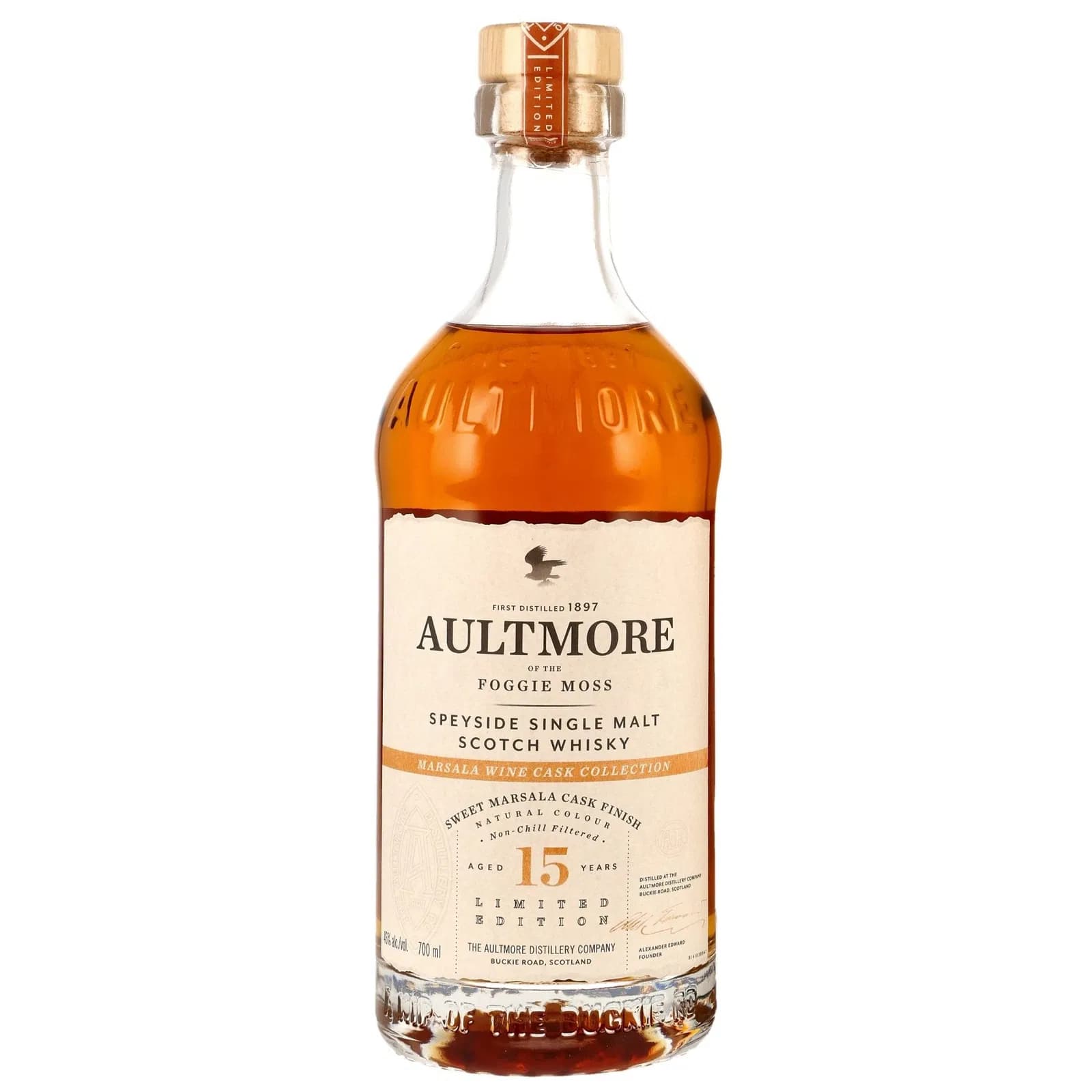 Aultmore 15 Years Old Marsala Wine Cask Collection Sweet Marsala Finish