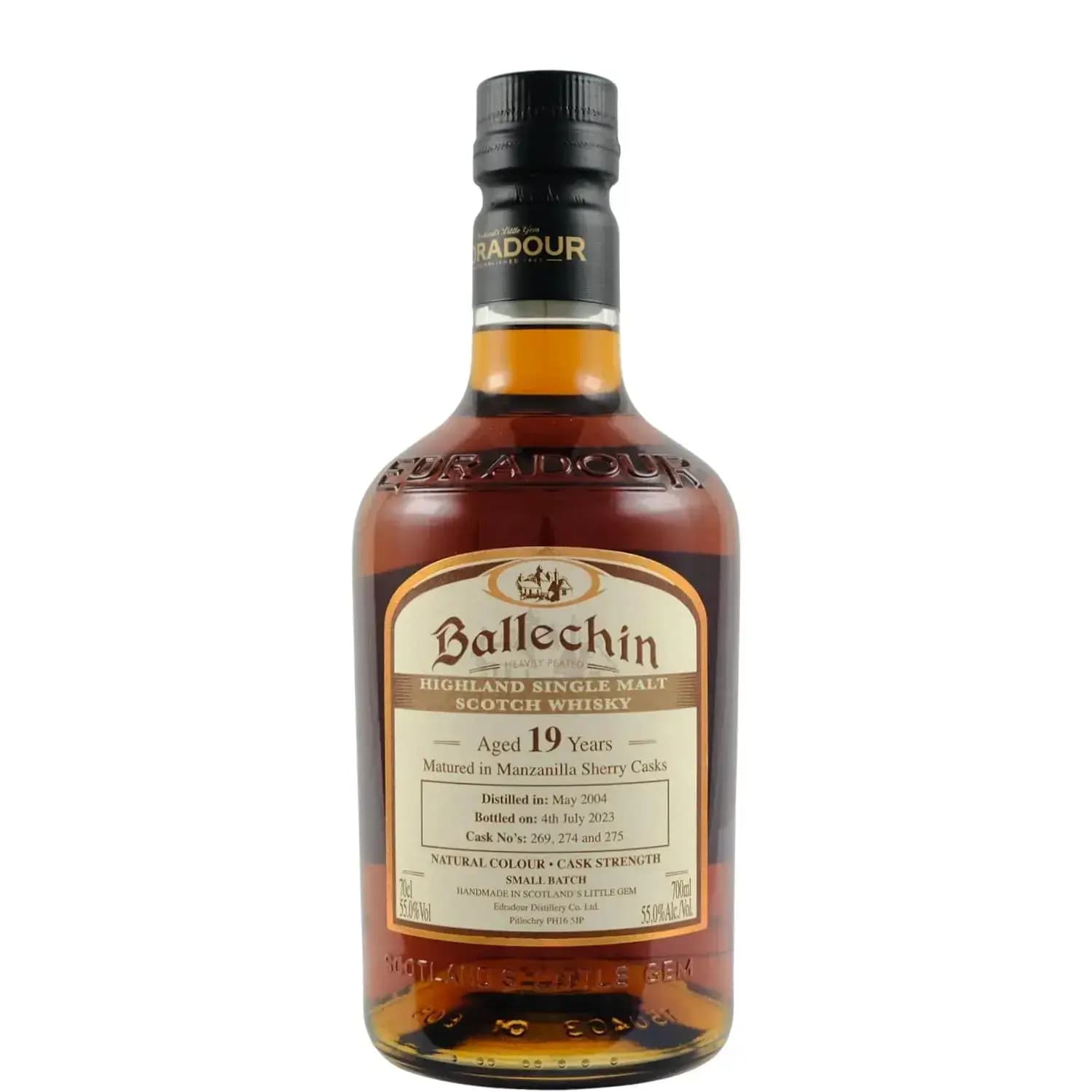 Ballechin 19 Years Old 2004 Small Batch 269, 274, 275