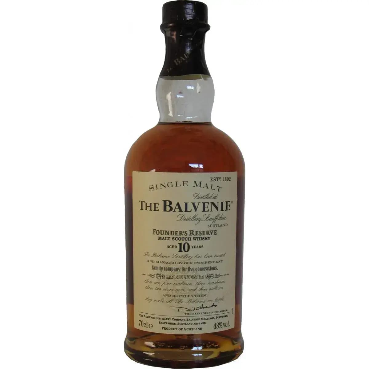 Balvenie 10 Years Old Founders Reserve