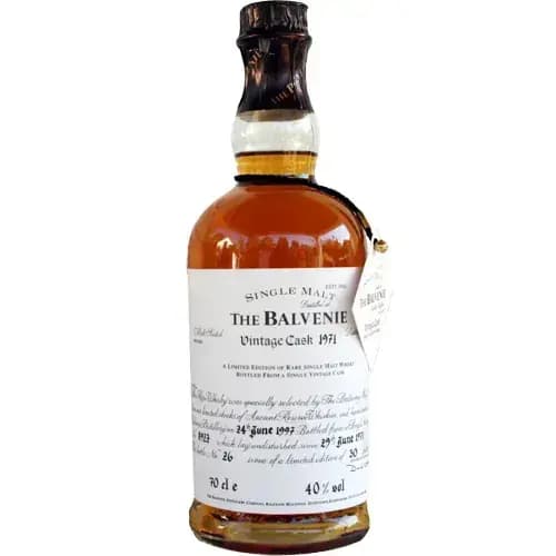 Balvenie 25 Years Old 1971 Vintage Cask Nr.8922