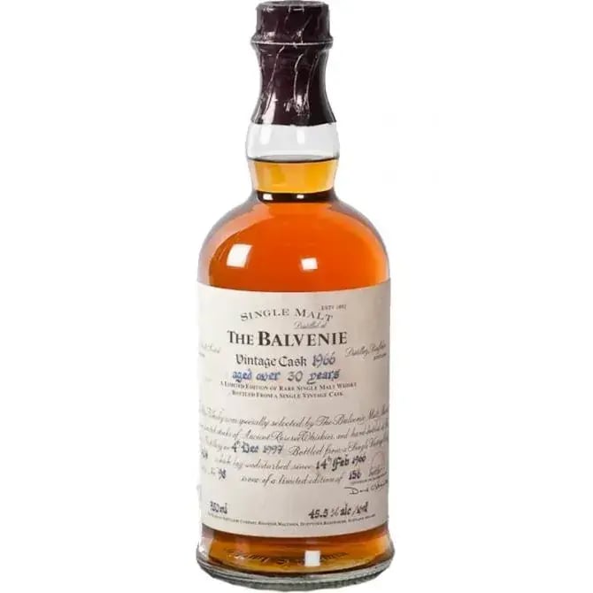 Balvenie 31 Years Old 1966 Vintage Cask Nr.1904