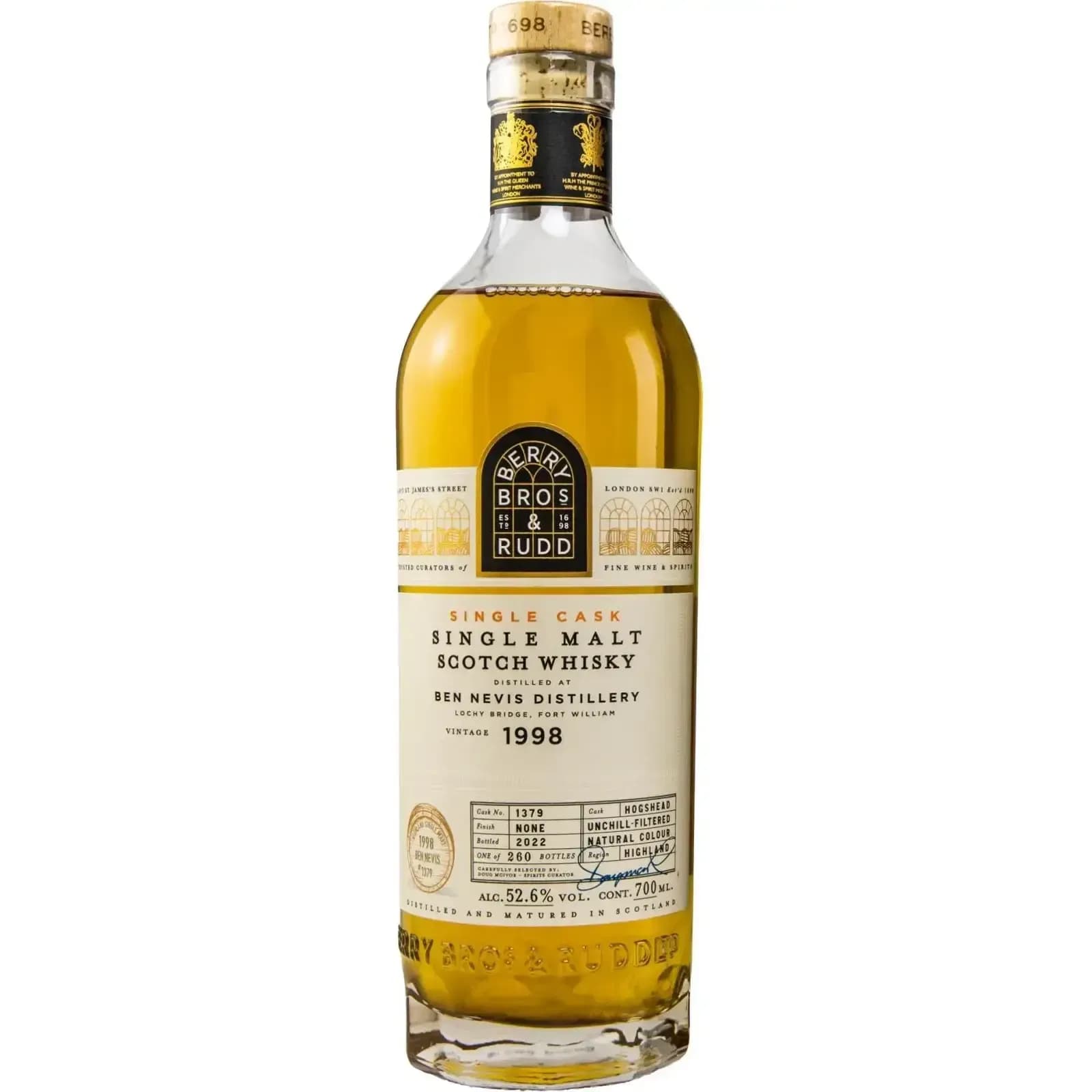 Ben Nevis 1998 Single Cask Berry Bros & Rudd 1379