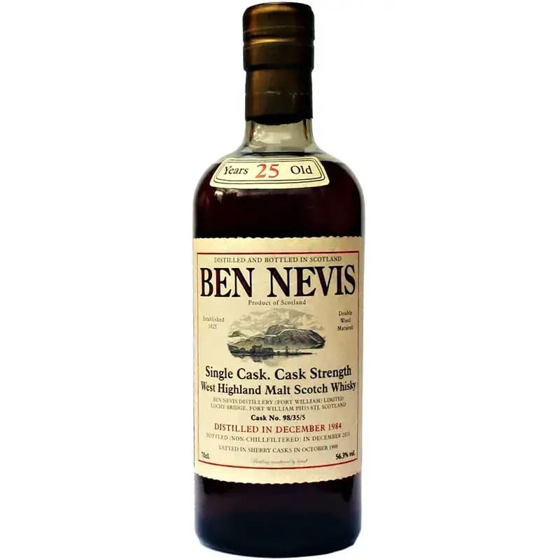 Ben Nevis 25 Years Old 1984 Cask Nr.98/35/5
