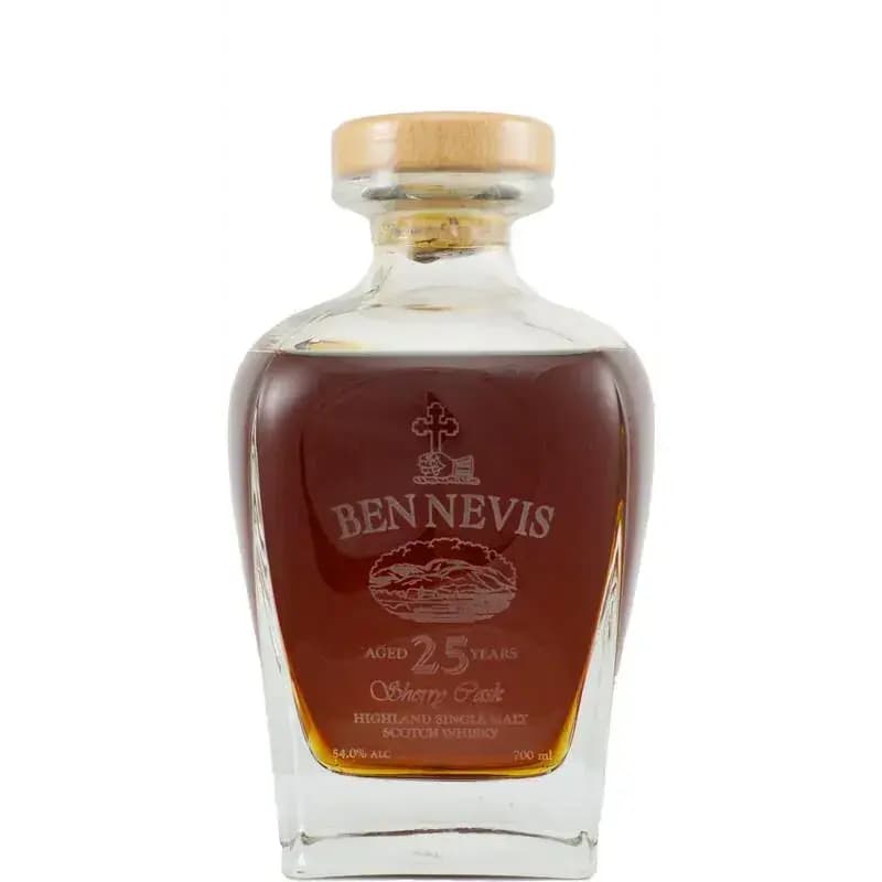 Ben Nevis 25 Years Old 1984 Crystal Decanter Cask Nr.3008 - 3046